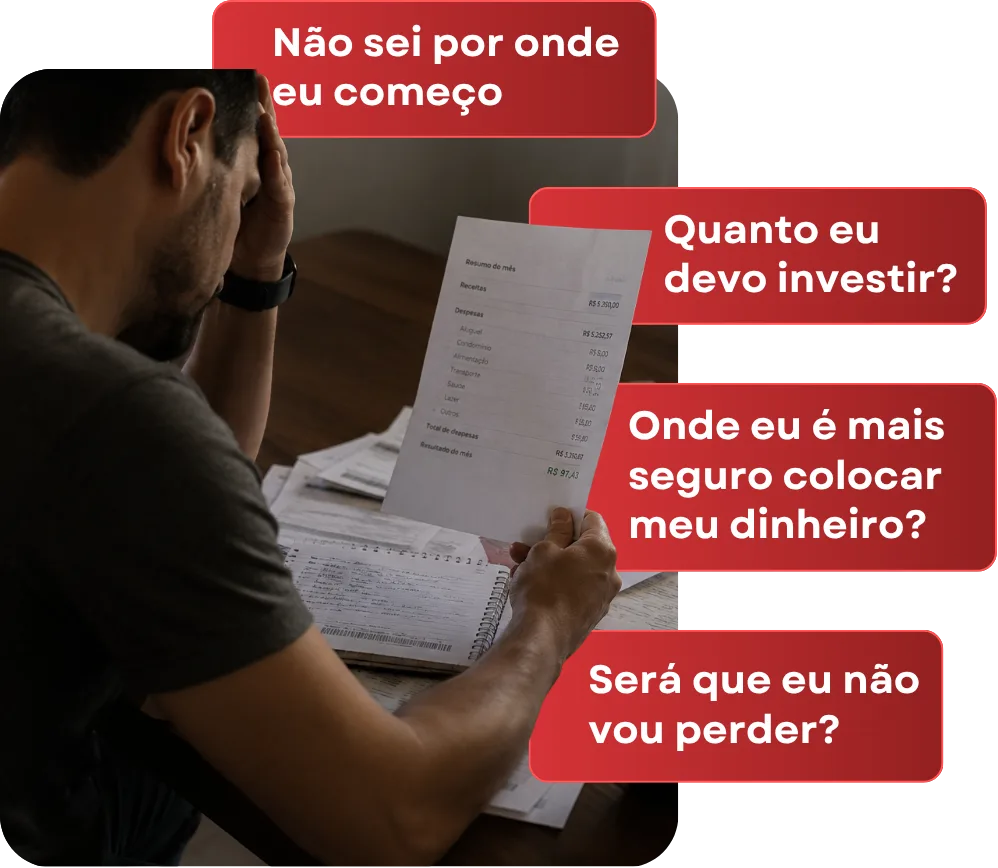 Frustrações comuns ao tentar investir